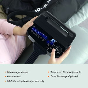 Bottes de compression Pression d'air électrique Circulation sanguine Machine de massage des pieds et des jambes Masseur de jambes à compression d'air - Product Image 2