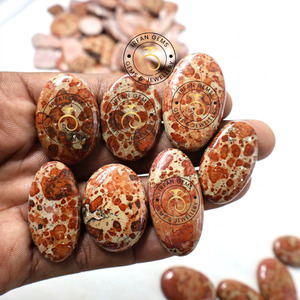 Jaspe Astéroïde 100% Naturel de Haute Qualité, Cabochon, Lot Prix de Gros, Pierre Faite à la Main pour la Fabrication de Bijoux en Jaspe Astéroïde - Product Image 4