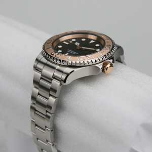 Reloj de Pulsera para Hombre con Movimiento Mecánico Automático y Logotipo Personalizado de Fábrica de Primera Calidad, de Acero Inoxidable 316L y 10 ATM para Conducción - Product Image 5