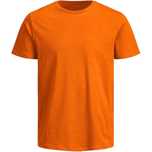 เสื้อยืดลำลองผู้ชายสั่งทำขายส่ง ผ้าฝ้ายพรีเมียม แขนสั้น คอกลม รับผลิตเสื้อผ้า OEM โรงงานรับทำโลโก้แบรนด์ - Product Image 1