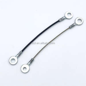 स्टेनलेस स्टील के तार रस्सी डोरी केबल पगहा सुरक्षा लट का पट्टा रस्सी सुरक्षा तार काले नुकसान की रोकथाम के लिए - Product Image 2