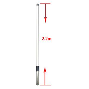 เสาอากาศสถานีฐานแบบรอบทิศทาง 136-174MHz 2.2 เมตร 6.5dBi สำหรับภายนอกอาคาร ทำจากไฟเบอร์กลาส รุ่น BF220V สำหรับวิทยุ - Product Image 4