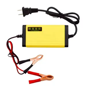 Intelligent pulse repair 12V2A lead-acid battery charger for motorcycle car battery