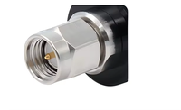 S MA-JR-18-5W-1 5W Résistance de terminaison RF DC-18GHz, Faux-récepteur coaxial S MA Mâle 50 Ohms en acier inoxydable