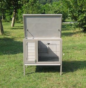 Housses de clapier d'intérieur de luxe en bois faites à la main plateaux de cage à lapin en plastique pour livraison - Product Image 6