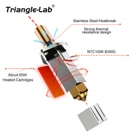 Nouveau kit hotend mis à jour C Trianglelab CHCB-OT compatible avec les imprimantes 3D K1, K1 Max, CR-M4, extrudeuse Sprite pour usage industriel, garantie 6 mois