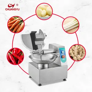 Automatic Meat Chopping Machine Chopper Mixer Vegetables Meat Bowl Cutter