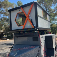 Tente de toit rigide pour voiture, sac à chaussures de camping en plein air, vente chaude, aluminium, Dachzelt, tente de toit rigide pour voiture, Australie