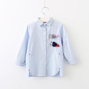 Kid's <b>Light</b> Color Stylish Formal Designs Embroidery <b>Cheap</b> Shirts Made in China - Product Image 1