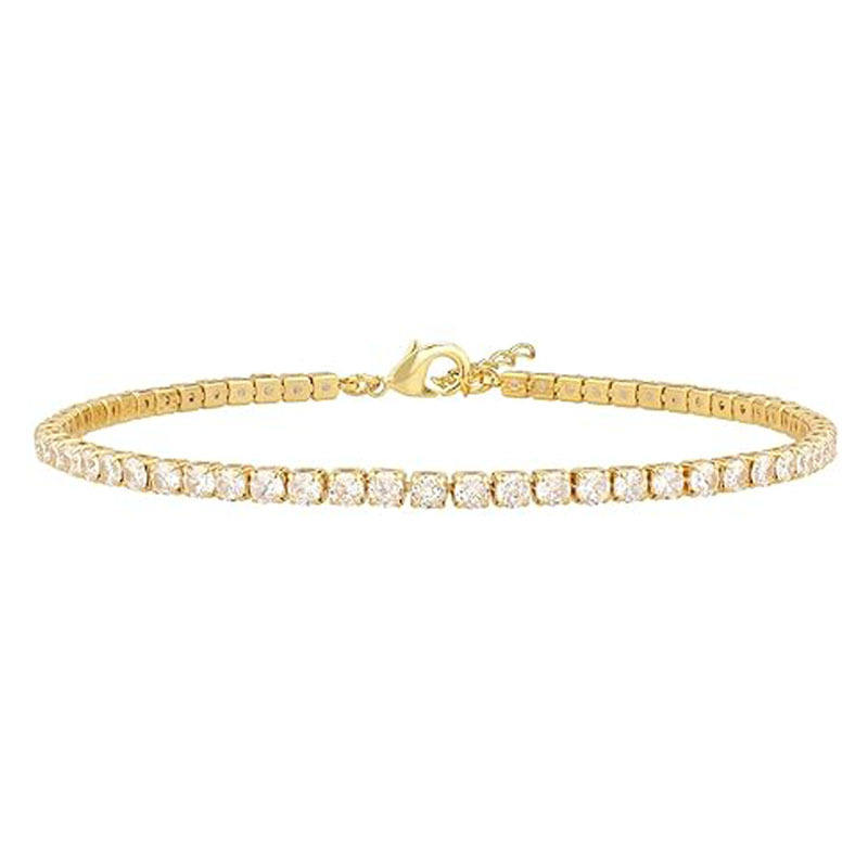 Gold rhinestone bracelet
