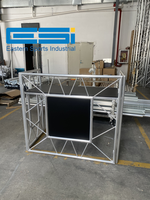 Cabine de DJ pliante en aluminium ESI Table à treillis sur mesure Table de DJ Stand de DJ pour événement