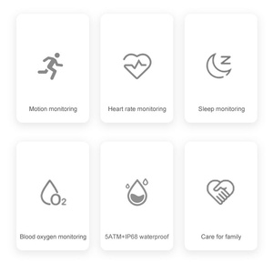 แหวนอัจฉริยะตรวจวัดการเคลื่อนไหวของขวัญสำหรับผู้ชายผู้หญิงตรวจวัดอัตราการเต้นของหัวใจ IP68อัจฉริยะกันน้ำโหมดเล่นกีฬาหลากหลาย - Product Image 2