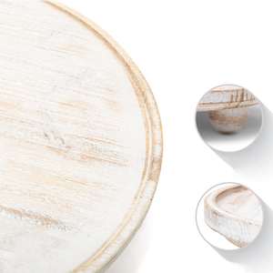 Bán Sỉ Bệ Nâng Tròn Phong Cách Mộc Mạc Khay Trưng Bày Trang Trí Bằng Gỗ Bệ Gỗ - Product Image 3