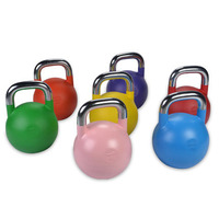 6kg/8kg/10kg/18kg/32kg/44kg Kettlebell en acier de couleur réglable personnalisé pour femmes et hommes