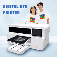 Impresora DTG de Pantalla Táctil de Una Sola Estación, Máquina de Escritorio Epson I3200 Directa a Prenda para Impresión Personalizada de Camisetas