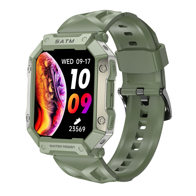 1.92" Rugged Smart Watch PG333 Outdoor Smartwatch Long Battery Fitness Tracker 5ATM Waterproof Reloj Inteligente Smart Band