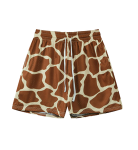 Pantalones Cortos de Baloncesto de Poliéster de 5 Pulgadas de Alta Calidad 2025, Personalizados, de Doble Capa, Sublimados, con Cintura Elástica, Logotipo Personalizado, Malla Lisa para Hombre - Product Image 2