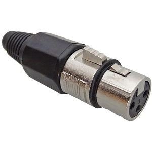 3 Pin Female Xlr Connector Audio Video <b>Adapter</b> <b>Plug</b> For Microphone Cable Connection - Product Image 1