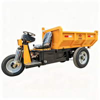 Mini tricycle électrique de 2 tonnes, camion à benne basculante, facile à utiliser, petite machine minière