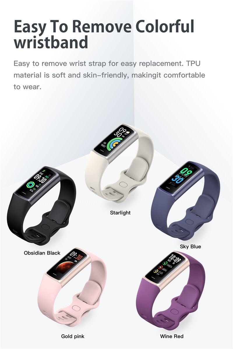 Comfortable Wristband Activity Tracker Move Fit Ip67 C68L Smart