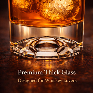 Bicchiere da Whisky Classico all'Ingrosso 310ml con Base a Forma di Pallone da Calcio, Fondo Spesso per Casa, Bar e Regali - Product Image 3