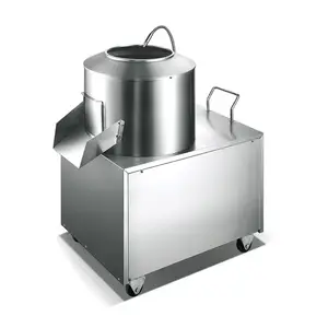 Mesin pengupas kentang elektrik pengolahan Makanan & Minuman pabrik industri pengupas kentang komersial