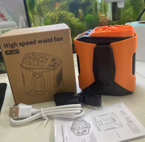 Wholesale Large Capacity Battery Waist Fan Plastic Turbo Cooling Air Blower Hands-Free for Outdoor Travel &amp; Camping - Product Image 6