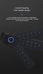 Tuya App Security Homeroom Fingerprint Card Password <b>Key</b> <b>Lock</b> Door Smart <b>Lock</b> Inteligente Digital <b>Lock</b> Aluminium Alloy - Product Image 6