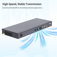 HiOSO HA7302V 1U Rack 2PON EPON OLT FTTH Ethernet IPTV 2 Port SFP PON AC100-240V Peralatan Serat Optik