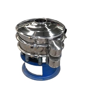 Machine de tamisage rotatif à vibrations XC600mm Utilisée pour l'industrie chimique alimentaire Tout en acier inoxydable 304 Matériel d'usine d'origine - Product Image 1