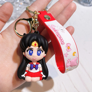 พวงกุญแจฟิกเกอร์ PVC ขนาดเล็ก 7 สี คุณภาพสูง อนิเมะ เซเลอร์เมอร์คิวรี่ ฮิโนะ เรย์ เซเลอร์มาร์ส - Product Image 6
