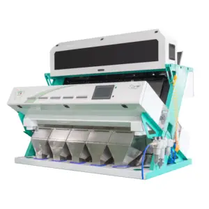 5 Chute high capacity China high quality parboiled rice sorting machine widely used optical sorter for rice processing line