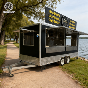 Camión de Comida, Quiosco de Café, Pizzería, Remolque de Cocina, Bicicleta de Helados, Hot Dogs, Comida Móvil, Puesto de Comida Italiana, Quiosco Portátil - Product Image 4