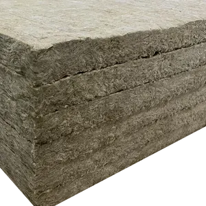 Mineral Basalt Rock Wool Thermal Insulation 100kg/m3 50mm 75mm 100mm U-Rockrol Rock Wool Board Panel Slab