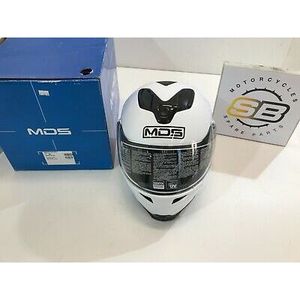 Casco Modulare Mds Md200 Bianco Solido Taglia XS 53-54 E2205 Casco da Moto - Product Image 2