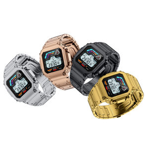 AW39 Smartwatch 1,54 Zoll OLED-Bildschirm Zinklegierung BT-Anruf Herzfrequenz-Schlafüberwachung IP68 Wasserdicht für Android iOS - Product Image 1