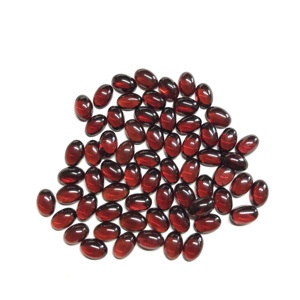 Vente en gros IGI certifié 3x4mm naturel rouge grenat Cabochon AAA Grade forme ovale calibré pierres précieuses en vrac pour Vivaaz bijoux - Product Image 6