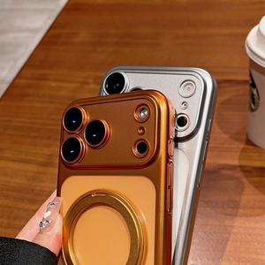 เคสโทรศัพท์มือถือแบบแม่เหล็กหมุนได้ สีดั้งเดิม ผิวด้าน ป้องกันกล้อง สำหรับ iPhone 17 16 15 Pro Max - Product Image 3