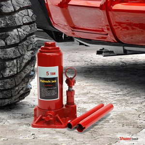 Cric hydraulique pour voiture 3/5 tonnes, ensemble de crics, élévateur rapide pour réparation automobile en garage et remplacement d'urgence de pneus sur route - Product Image 5