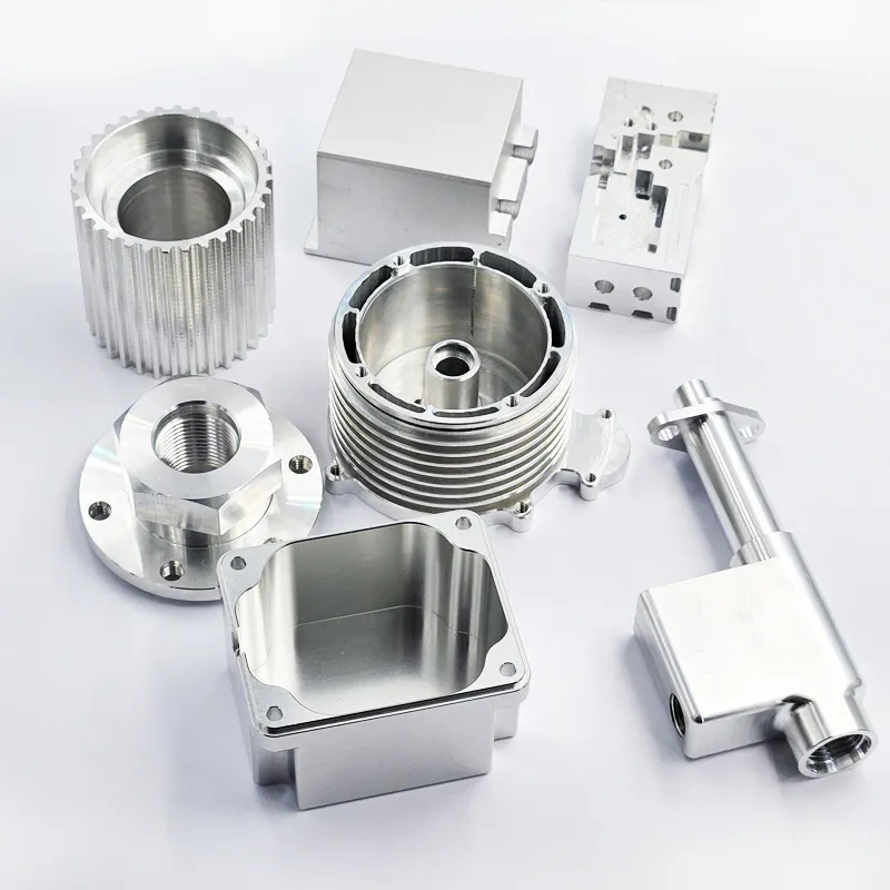 Parti in alluminio anodizzato per fresatura CNC di alta qualità parti in acciaio inossidabile
