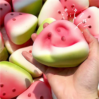 Jouet anti-stress souple en forme de pastèque Ice Skin, sensation slime, gadget créatif pour filles influenceuses, à récupération lente, pour soulager l'anxiété