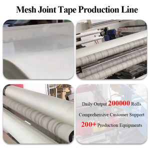 Tự dính sợi thủy tinh sợi lưới băng vách thạch cao tấm thạch cao tự dính khớp nối vá tường vết nứt đường may sửa chữa màu trắng - Product Image 3