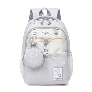 Sweet Girl Junior High School Student Bookbag Large Capacity <b>Backpack</b> With Small Coin <b>Purse</b> Accessories Kawaii School Bags - Product Image 2