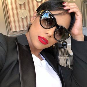 Mode Vintage femme V forme Design plastique <span class=keywords><strong>nuances</strong></span> surdimensionné dégradé lunettes <span class=keywords><strong>de</strong></span> soleil femmes noir grand cadre lunettes <span class=keywords><strong>de</strong></span> soleil yeux <span class=keywords><strong>de</strong></span> chat - Product Image 1