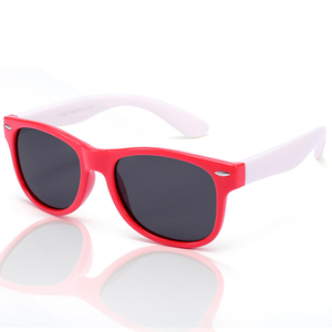 Ovale di modo di trasporto alla moda dei bambini del silicone TR90 i bambini del ragazzo occhiali da sole polarizzati ragazze 2021 fabbricazione per custom UV occhiali da sole - Product Image 2