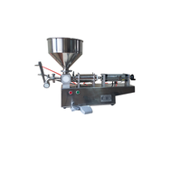 Machine de remplissage semi-automatique à piston KT-500 robuste pour pâte et liquides à usage commercial