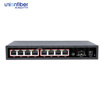 Switch Poe Reyee de 8 Puertos Gigabit No Administrado de 48V para Cámaras, Sistema de Red Inalámbrica AP