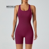 Intégrer soutien-gorge combinaisons Yoga ensemble costumes de sport pour les femmes Sexy haut sans couture Leggings Shorts tenues d'entraînement vêtements de sport