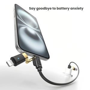 Câble double type C 4 <span class=keywords><strong>en</strong></span> 1, 120W, silicone, USB, charge rapide, PD, câble de données pour iPhone, téléphone portable, tablette, 1M, 2M, couleur <span class=keywords><strong>orange</strong></span>, neuf - Product Image 5