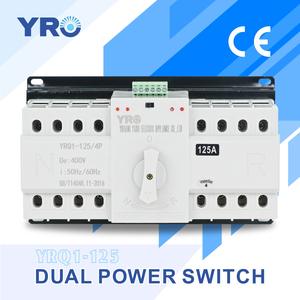 Interruptor de Transferencia Automática de Doble Potencia YRO 125A 4P Monofásico AC ATS con Modo Manual y Automático - Product Image 4